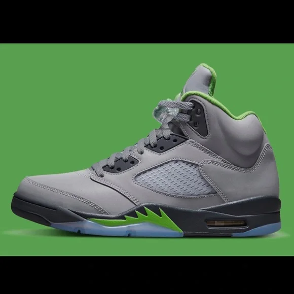 ❌SOLD❌ Air Jordan Retro 5 “Green Bean” sneakers, M13, New in Box - Picture 2 of 10